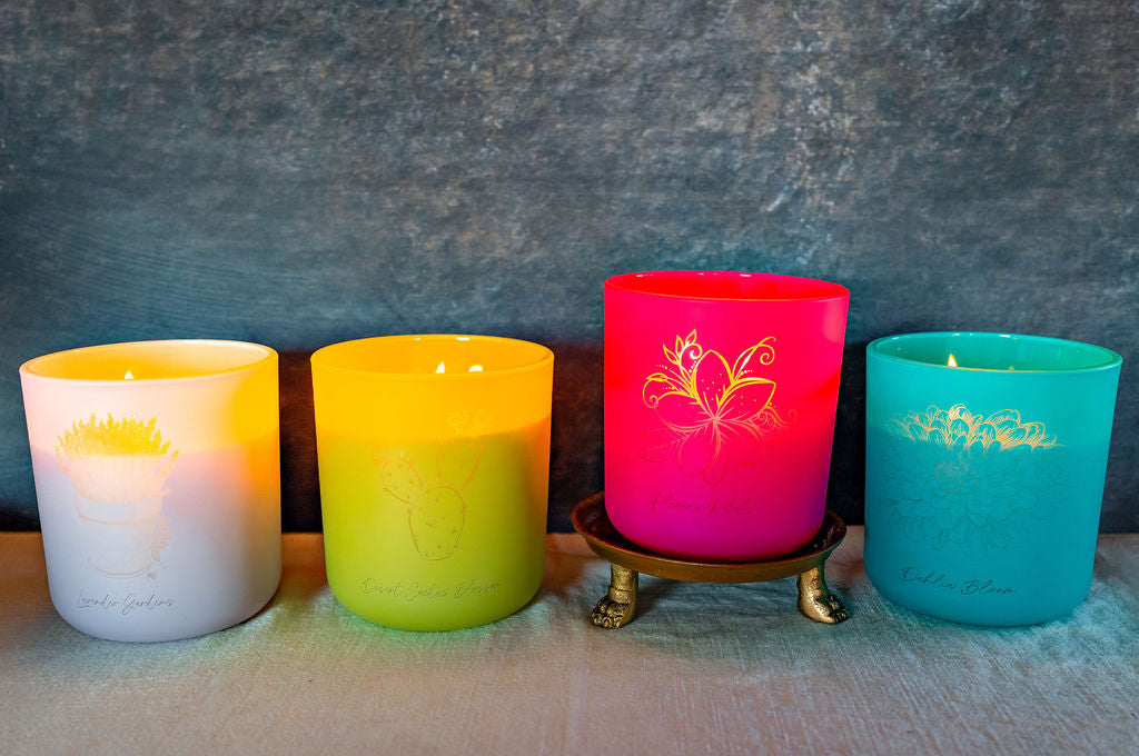 Laser-engraved Non-toxic Candles