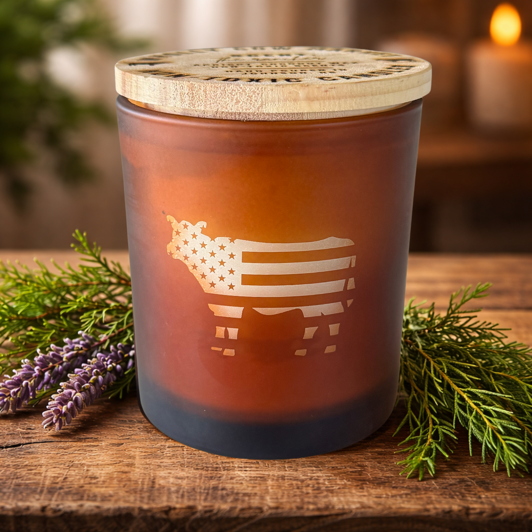 Laser-engraved Non-toxic Candles
